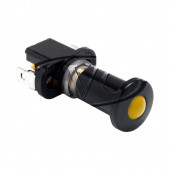 SVC597Y: Illuminated pull switch with yellow lens from £12.90 each