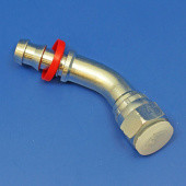 8JICF-1/2P-45: PUSH ON hose fitting -8 JIC female for 1/2