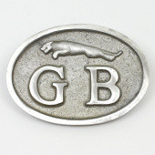 900JAG: Cast GB plate with Jaguar from £30.18 each