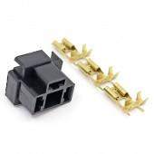 H4BHP: H4 bulb holder - Plastic with brass flag terminals from £2.11 each