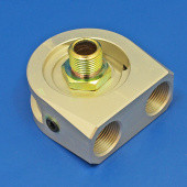 OSP3: Oil cooler take off plate with two gauge connection tappings and M22 x 1.5 female threads from £93.89 each
