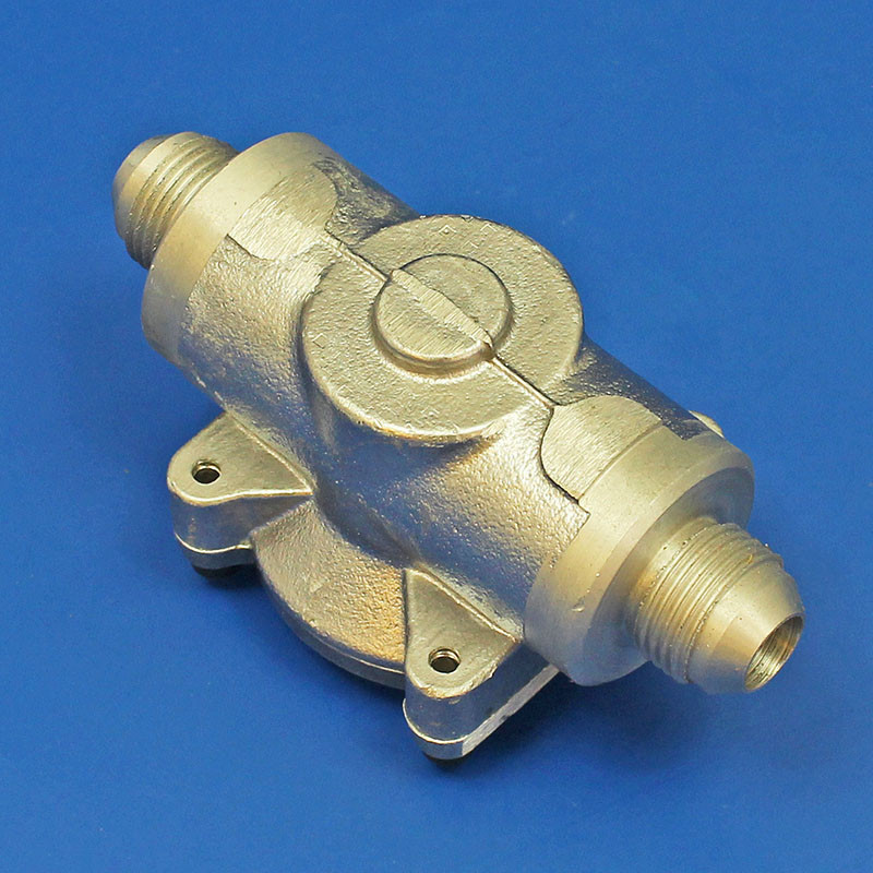 OTGA1 Oil Temperature Gauge Adaptor 5/8" UNF gauge x 8 JIC male end