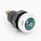 CA1235GA: Panel mounted warning light - Green, Single Arrow symbol from £7.30 each