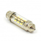 B253LEDW-E: White 6V LED Festoon lamp - 11x39mm FESTOON fitting from £4.11 each