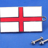 591E: Enamel nationality flag badge / plaque England from £10.63 each