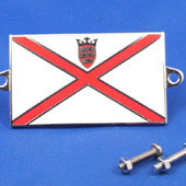 591JE: Enamel nationality flag badge / plaque Jersey from £10.63 each