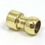 Polished brass single point mounting stud