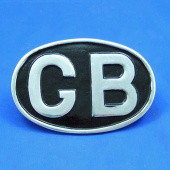 900: Oval GB plaque from £47.50 each