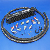 OCMG1: Oil Cooler System MG Late TC and Early TD - hoses, adaptors and cooler from £171.25 each
