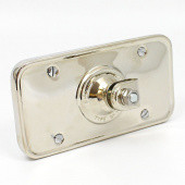 395N: Rectangular rear view mirror - 152mm x 82mm, equivalent to Lucas Type 160 - Nickel plated from £146.45 each