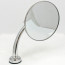Round head with CURVED arm and FLAT glass