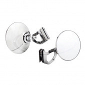 MIR950M: Large clamp on circular mirror - Quarterlinght mount, Classic Mini application from £19.95 each