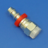 6JICF-3/8P-STR: PUSH ON hose fitting -6 JIC female for 3/8