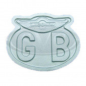 900LAG: Cast oval GB plate with Lagonda wings from £45.32 each