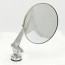 Round head with ADJUSTABLE arm and FLAT glass