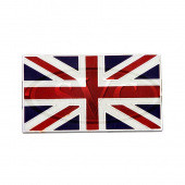 UFSAC50: Union jack enamelled flag badge, self adhesive from £9.31 each