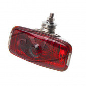 1259R: Rear Fog lamp - Stainless steel with red glass lens, 1259 type from £28.97 each