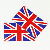 666: Union Jack vinyl badge (PAIR) from £4.22 pair