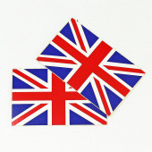 666: Union Jack vinyl badge (PAIR) from £4.43 pair