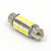 B257LEDW: White 12V LED Festoon lamp - 11x36mm FESTOON fitting from £3.99 each