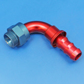 M22M-1/2P-90: PUSH ON hose fitting M22 x 1.5 male for 1/2