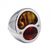 1250RST: 'Duolamp' rear lamp - Polished stainless steel, red/red main 'STOP' lens, NO side lens from £51.50 each