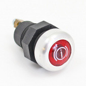 CA1235RBR: Panel mounted warning light - Red, Brake symbol from £6.98 each