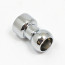 Chrome single point mounting stud