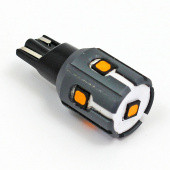 B921ALED-A: Compact amber 6, 12 and 24V LED Indicator lamp - WEDGE T15 W16W base from £9.25 each