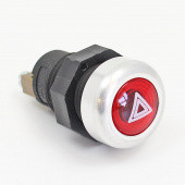 CA1235RH: Panel mounted warning light - Red, Hazard symbol from £7.33 each