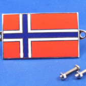 591NO: Enamel nationality flag badge / plaque Norway from £11.16 each