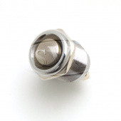 EX588: Push button dash switch - Chrome on brass from £11.61 each