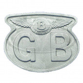 900B: Cast GB plate with Bentley wings from £39.90 each
