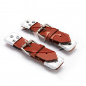 STRAPTAN: LEATHER STRAPS, TAN (PAIR) from £23.91 pair