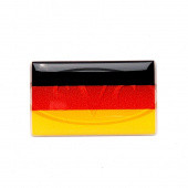 GREBDG: German 3D flag badge, self adhesive (pair) from £6.92 pair