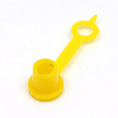 841CAPR: Hydraulic grease nipple cap - With retaining strap, pack of 10 from £4.90 each