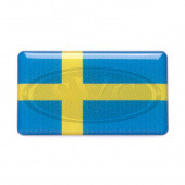 SWEDFLAG: SWEDEN 3D FLAG, SELF ADHESIVE (PAIR) from £7.52 pair