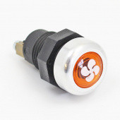CA1235AF: Panel mounted warning light - Amber, Fan symbol from £6.98 each