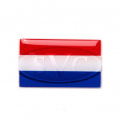 HOLBDG: Holland 3D flag badge, self adhesive (pair) from £6.92 pair