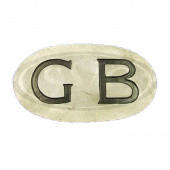 582: GB plaque - Cast aluminium 290mm x 170mm from £32.63 each