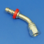 4JICF-1/4P-45: PUSH ON hose fitting -4 JIC female for 1/4