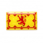 SCOTBDG1: Scotland royal 3D flag badge, self adhesive (pair) from £11.34 pair